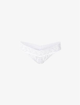 Signature original-rise stretch-jersey thong by HANKY PANKY