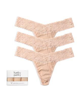 Supima&reg;Cotton Low-Rise Thongs by HANKY PANKY