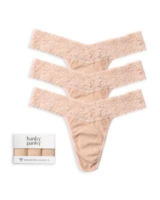 Supima&reg;Cotton Original-Rise Thongs by HANKY PANKY