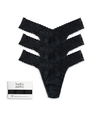Supima&reg;Cotton Original-Rise Thongs by HANKY PANKY