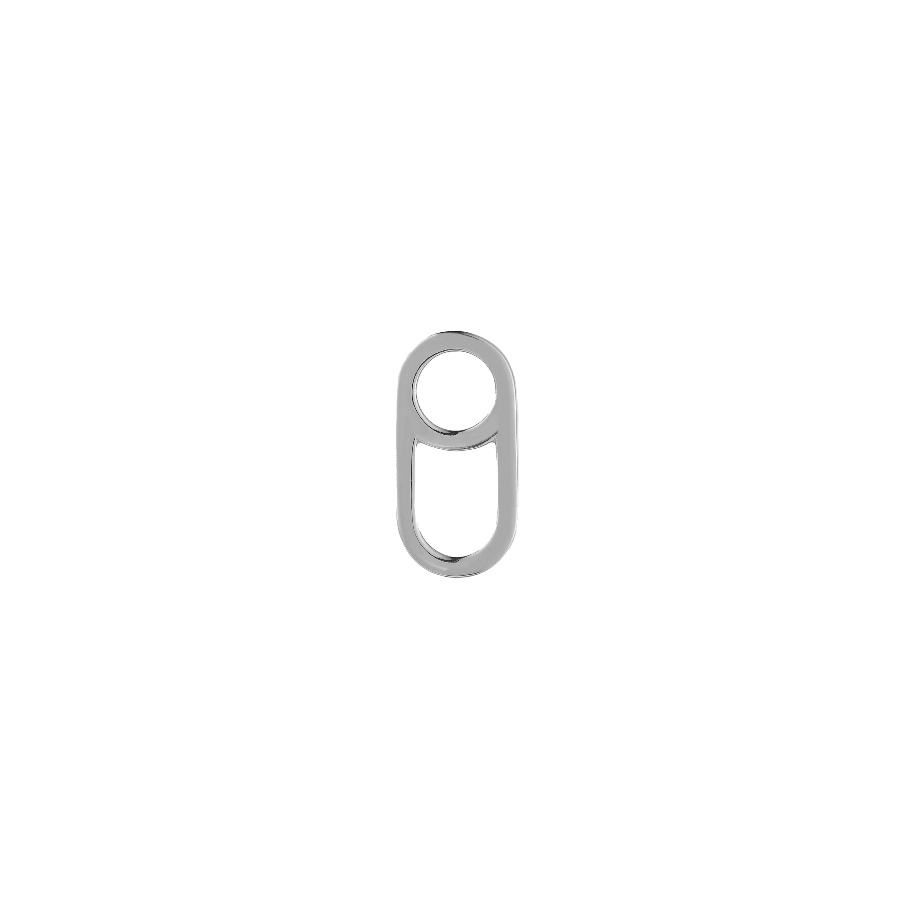 Hannah Martin X Applied Art Forms - Dog Tag Earring - (Silver) by HANNAH MARTIN