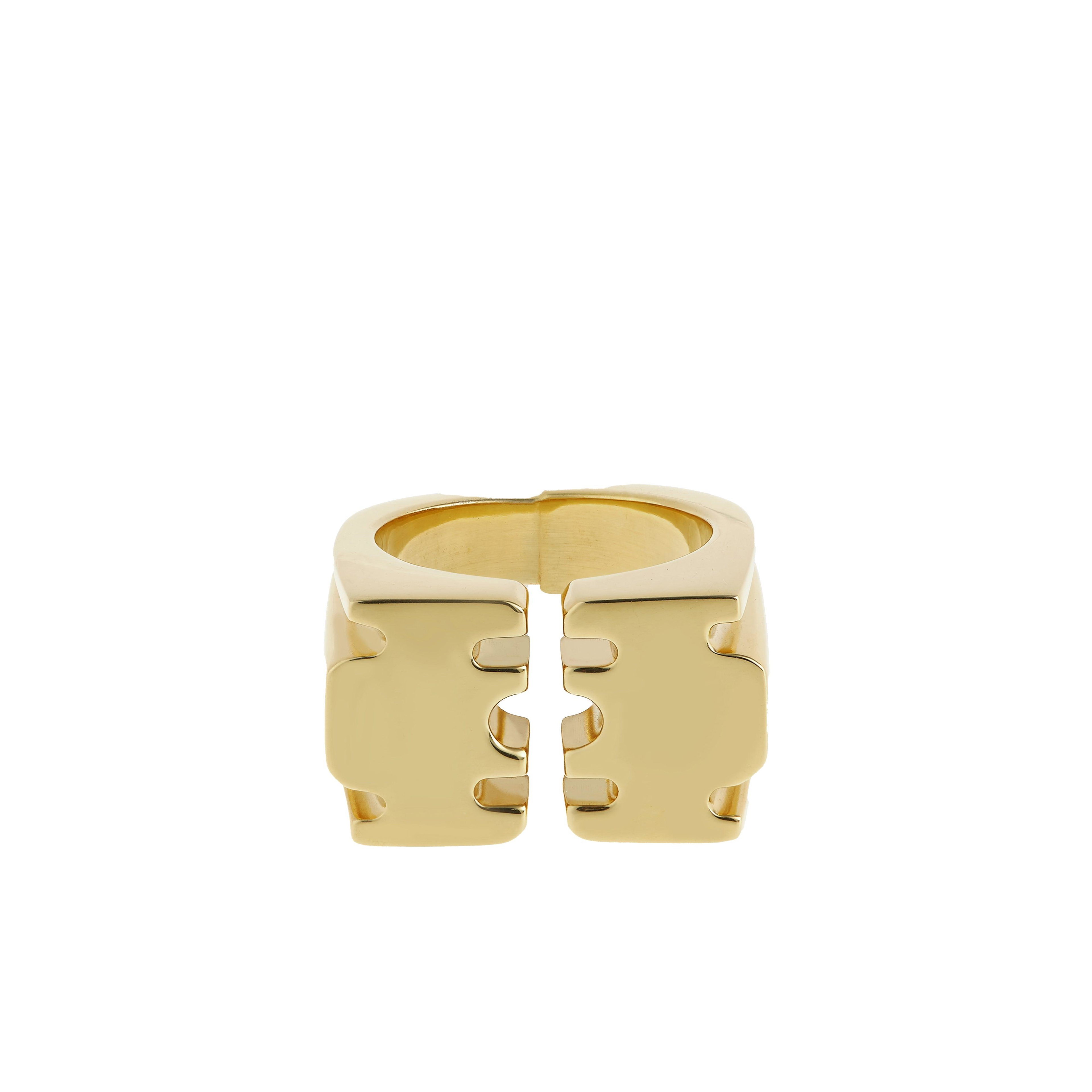 Hannah Martin X Applied Art Forms - Razor Ring Taper - (Yellow Gold) by HANNAH MARTIN