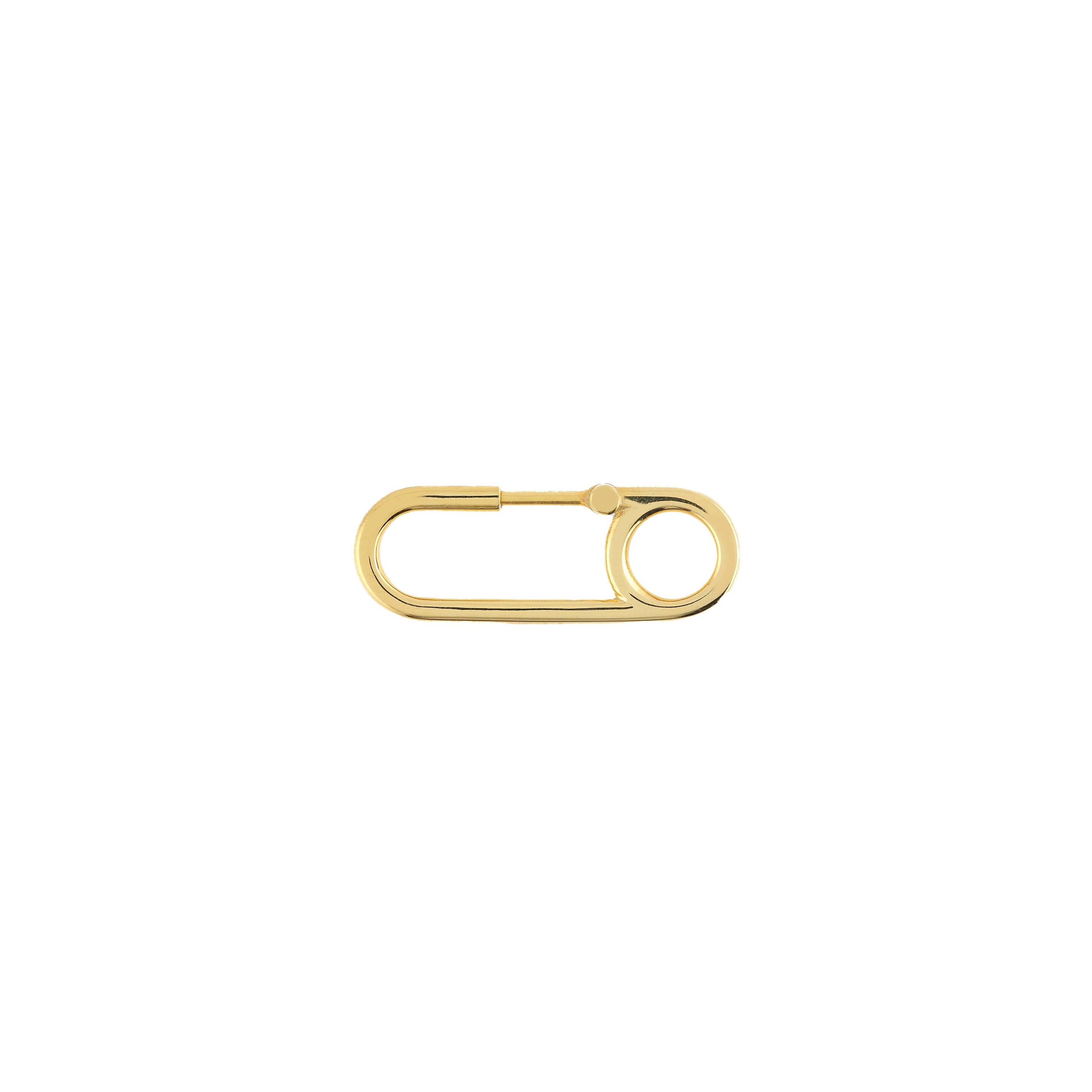 Hannah Martin x Applied Art Forms - Safety Pin Earring - (Yellow Gold) by HANNAH MARTIN