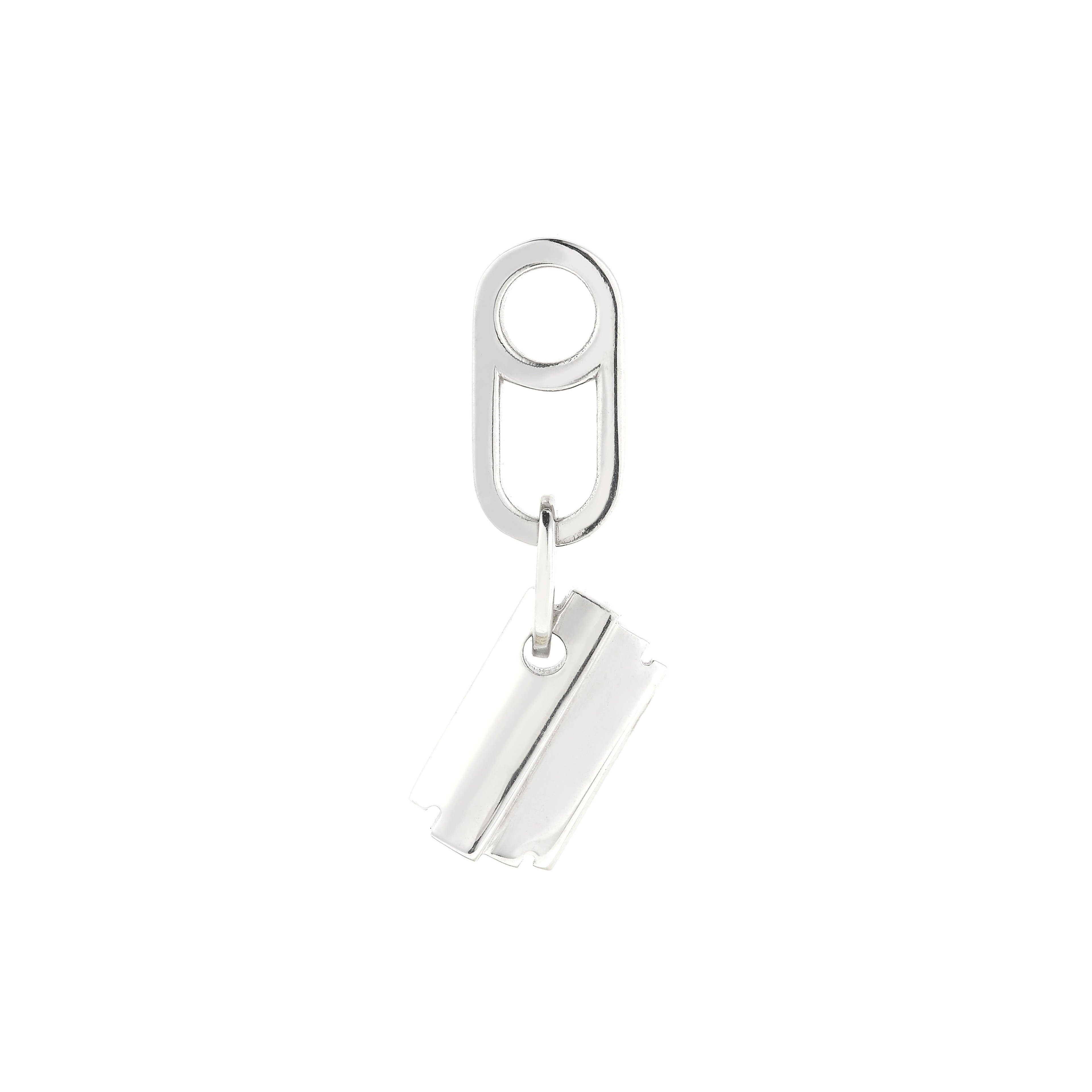 Hannah Martin x Applied Art Forms - Vanitas Blade Earring - (Silver) by HANNAH MARTIN