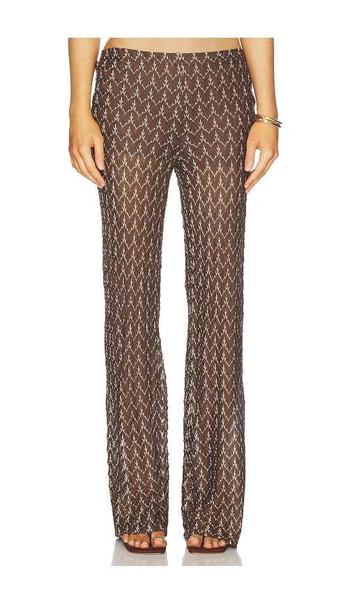 HANNE BLOCH Knit Trousers in Brown by HANNE BLOCH