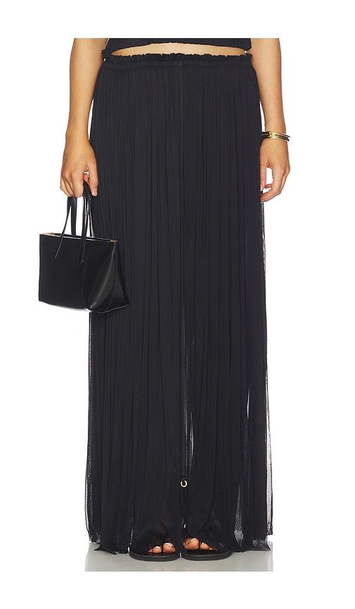 HANNE BLOCH Silk Tulle Skirt in Black by HANNE BLOCH