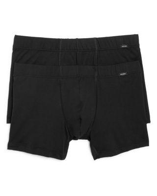 Cotton Essentials Covered Waistband Boxer Briefs by HANRO