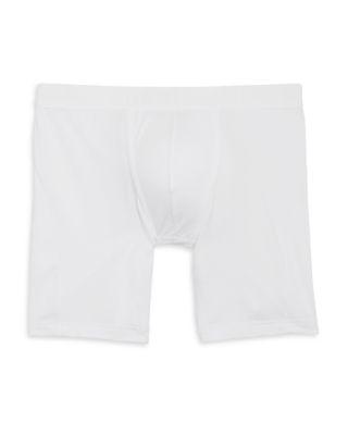 Cotton Essentials Long-Leg Boxer Briefs by HANRO