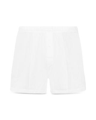 Cotton Sporty Button Fly Boxers by HANRO