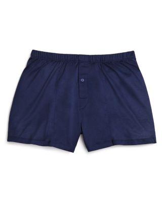 Cotton Sporty Button Fly Boxers by HANRO
