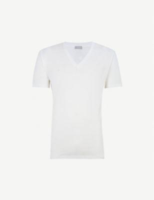 Cotton Sporty cotton-jersey T-shirt by HANRO