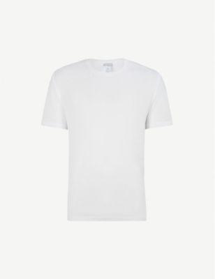 Cotton Sporty cotton-jersey T-shirt by HANRO