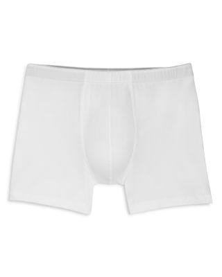 Cotton Superior Long-Leg Boxer Briefs by HANRO
