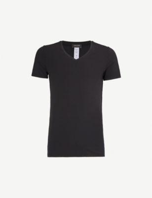 Cotton Superior cotton-blend T-shirt by HANRO