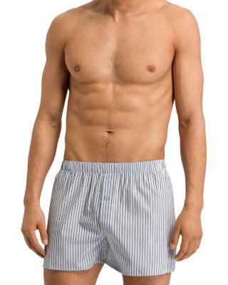 Fancy Check Woven Cotton Boxers by HANRO
