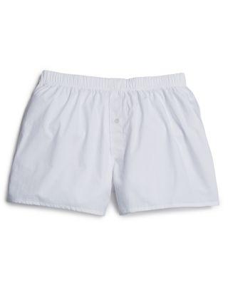 Fancy Woven Cotton Boxers by HANRO