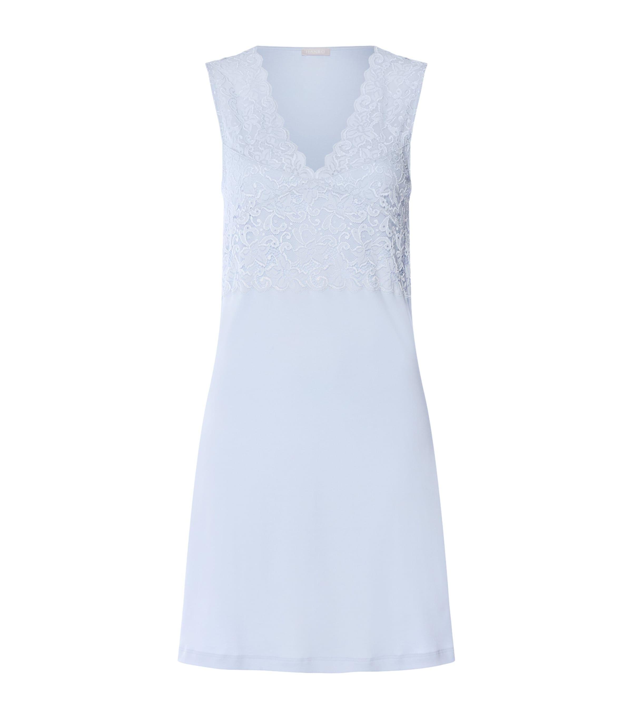 Hanro Cotton Lace-Trim Moments Nightdress by HANRO