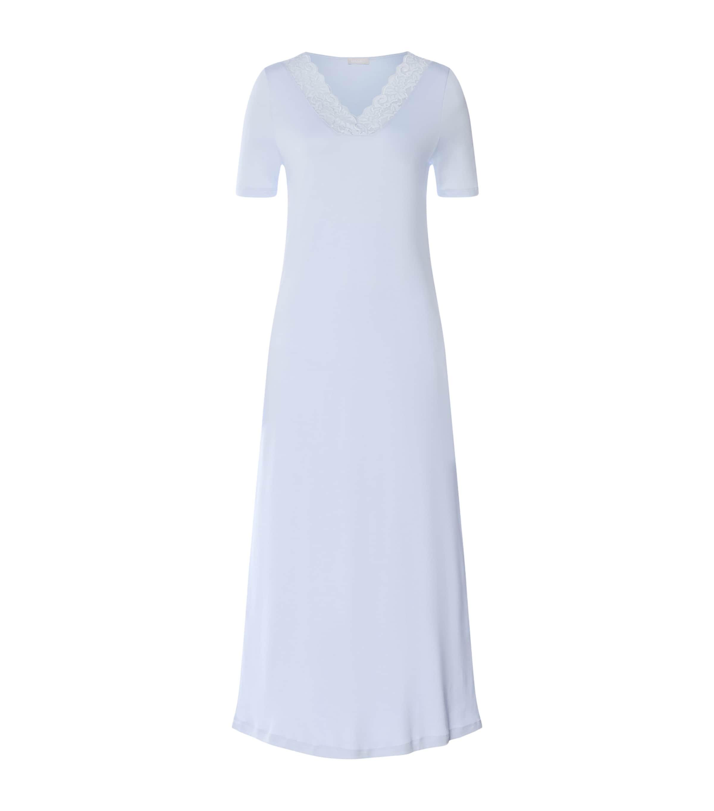 Hanro Cotton Lace-Trim Moments Nightdress by HANRO