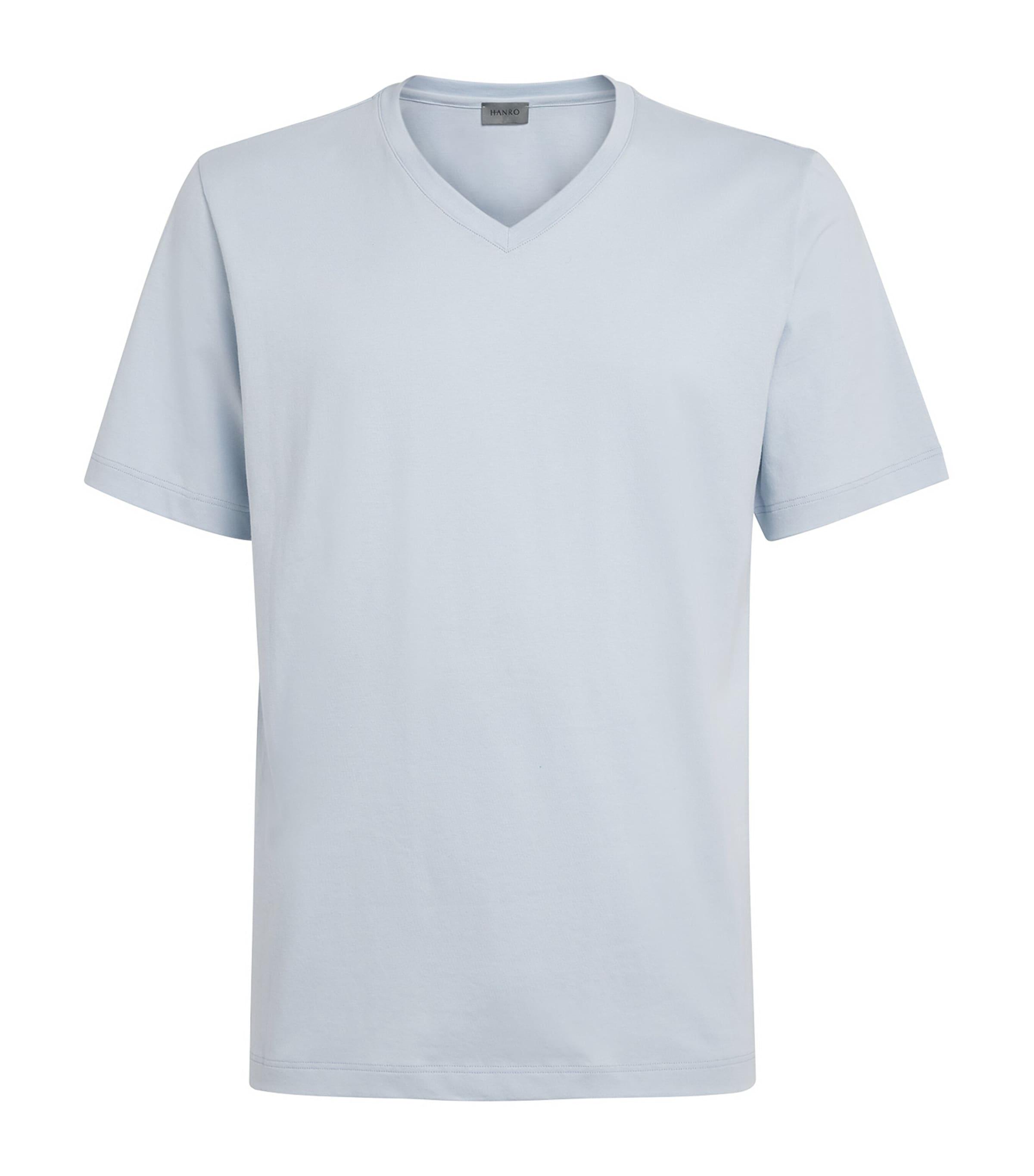 Hanro Cotton Living V-Neck T-Shirt by HANRO