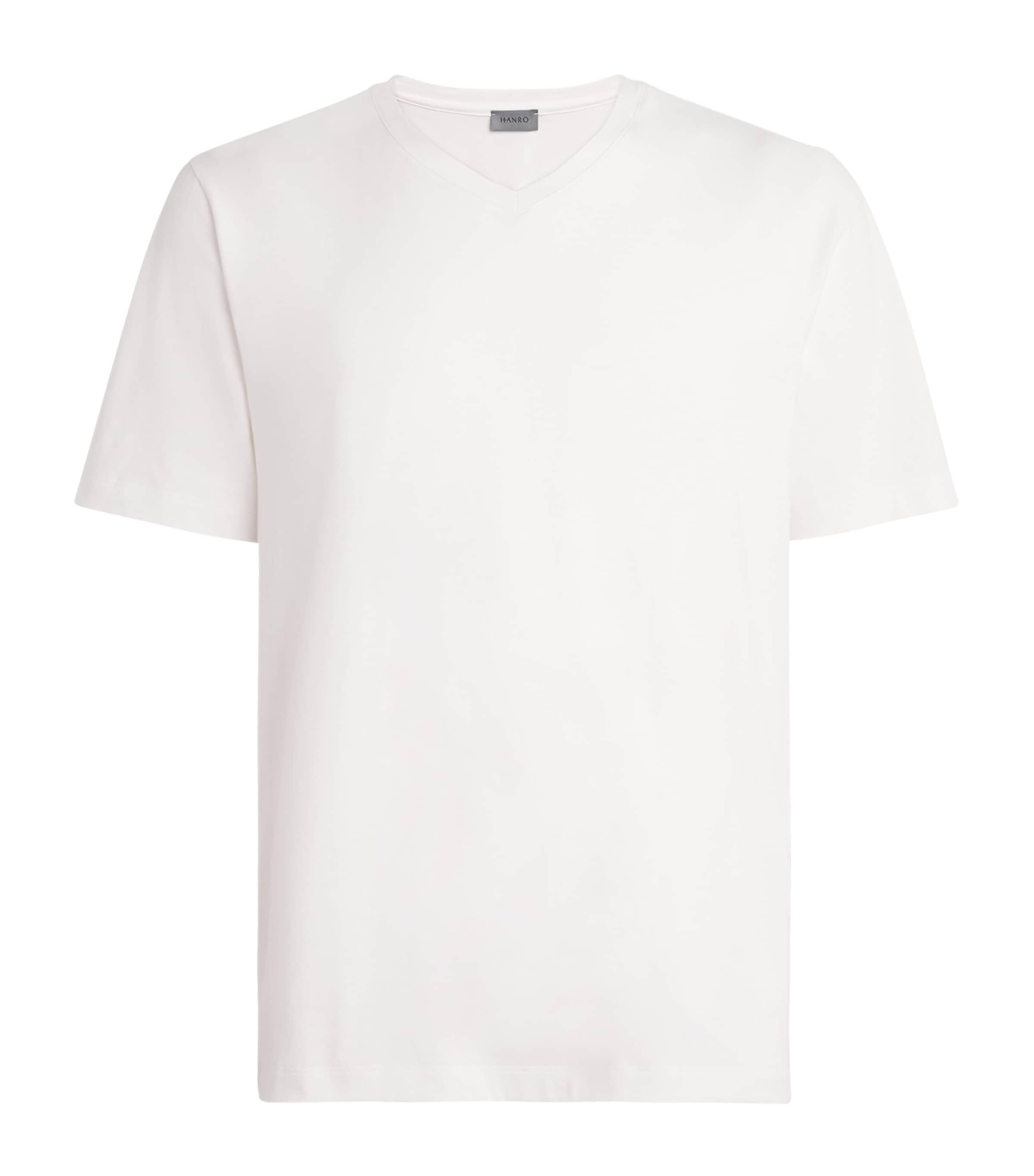 Hanro Cotton Living V-Neck T-Shirt by HANRO