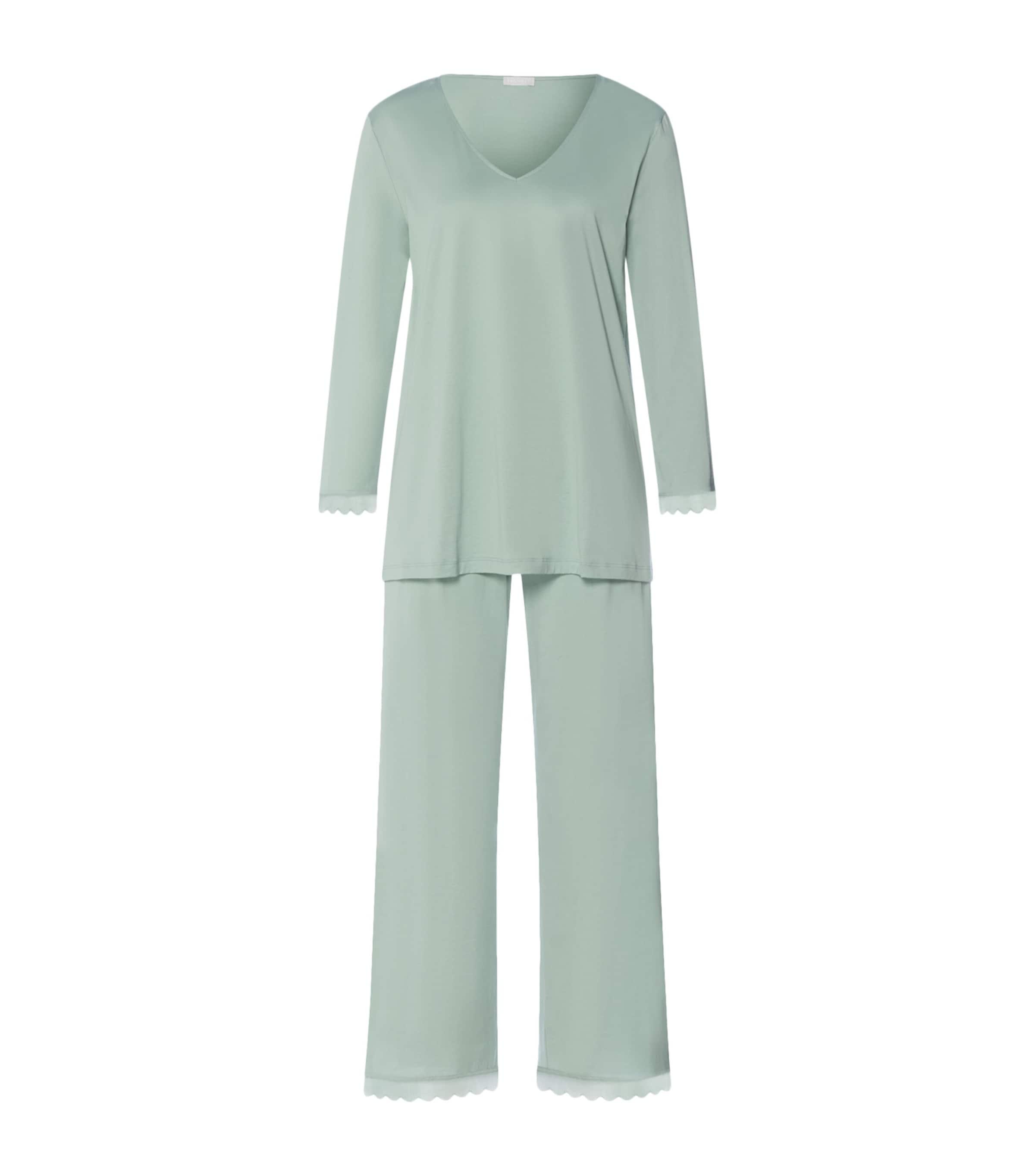 Hanro Cotton Long Inaya Pyjama Set by HANRO