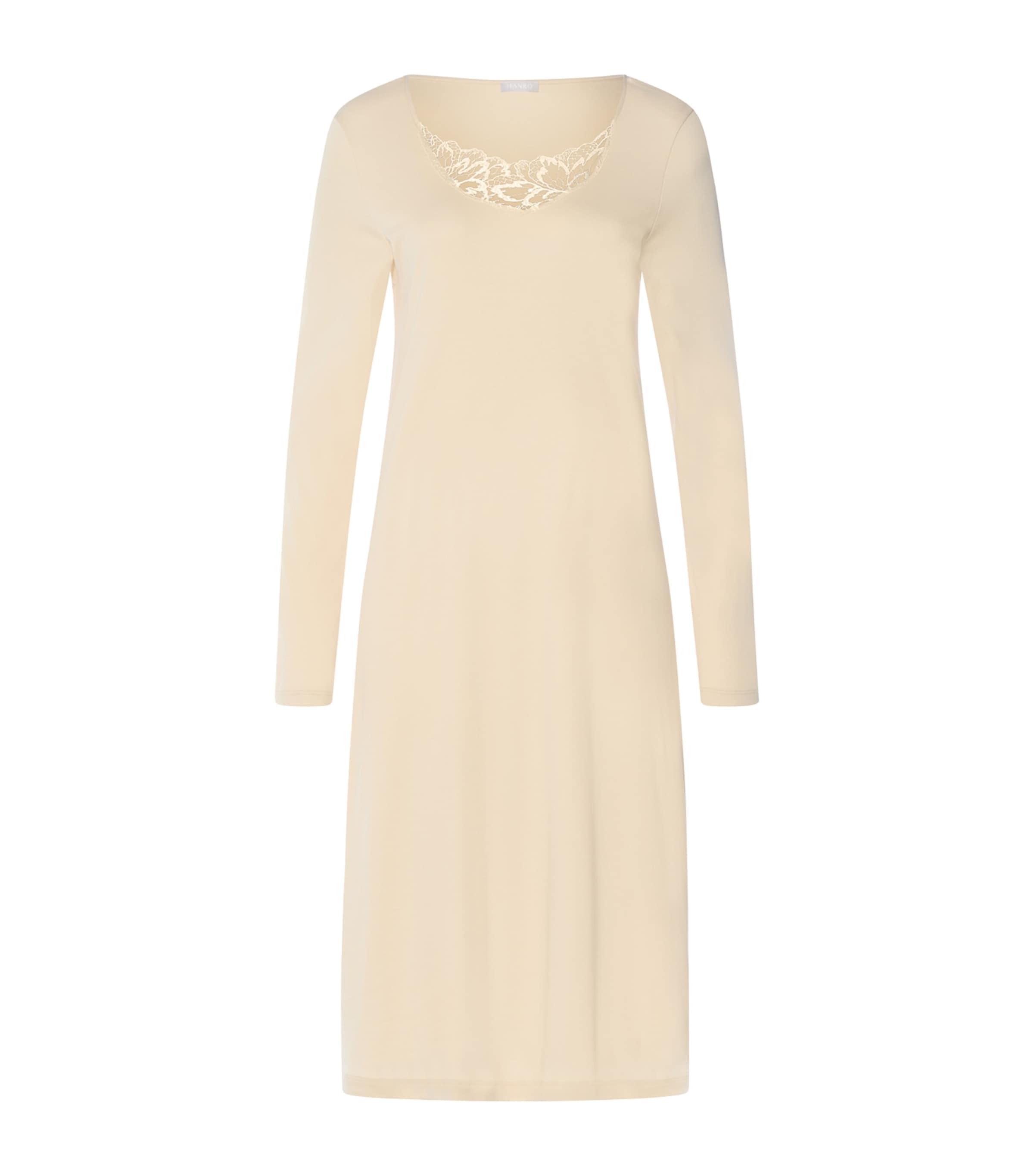Hanro Cotton Long-Sleeve Belen Nightdress by HANRO