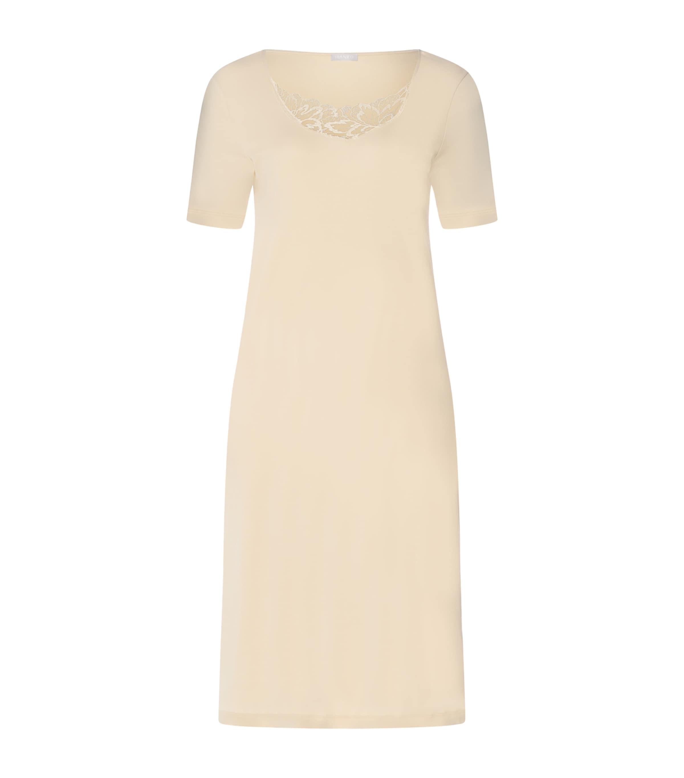Hanro Cotton Short-Sleeve Belen Nightdress by HANRO