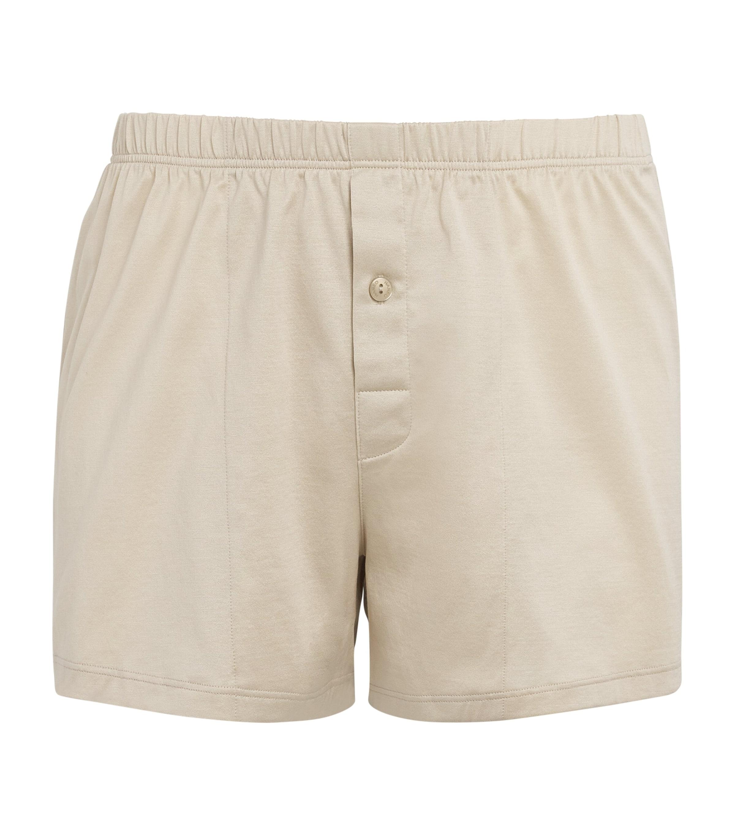 Hanro Cotton Sporty Boxer Shorts by HANRO