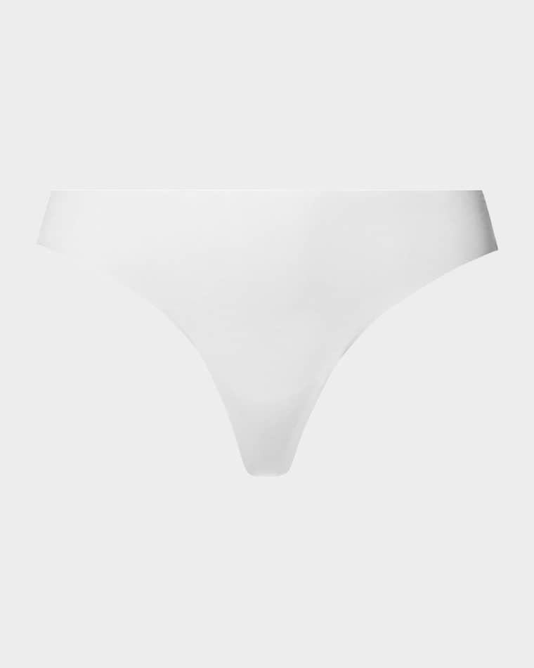 Invisible Cotton Low-Rise Thong by HANRO