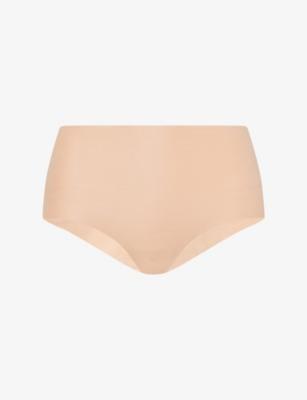 Invisible High-Rise Stretch-Cotton Briefs by HANRO