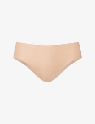 Invisible High-Rise Stretch-Cotton Briefs by HANRO