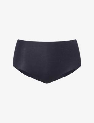 Invisible High-Rise Stretch-Cotton Briefs by HANRO