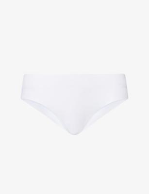 Invisible High-Rise Stretch-Cotton Briefs by HANRO