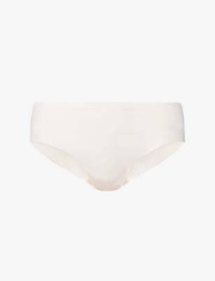 Invisible High-Rise Stretch-Cotton Briefs by HANRO
