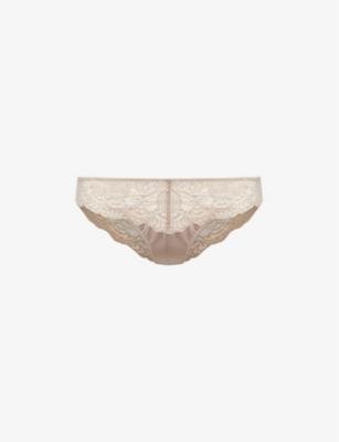 Josephine mid-rise stretch-lace briefs by HANRO
