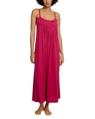 Juliet Pleated Long Spaghetti Gown by HANRO