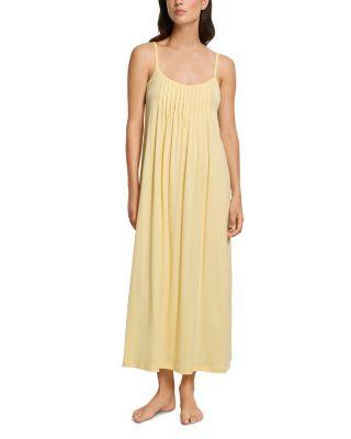 Juliet Pleated Long Spaghetti Gown by HANRO