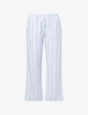 Loungy Nights Striped Cotton-Poplin Pyjama Bottoms by HANRO