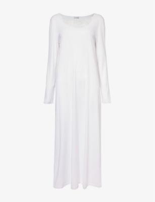 Michelle long-sleeve cotton-jersey night dress by HANRO