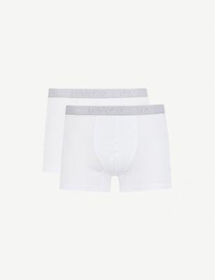 Pack of two Cotton Essentials stretch-cotton trunks by HANRO