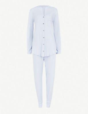 Pure Essence cotton-jersey pyjama set by HANRO