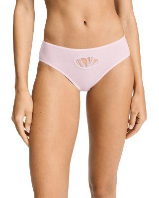 Rosaria High Cut Cotton Mesh Trim Brief by HANRO