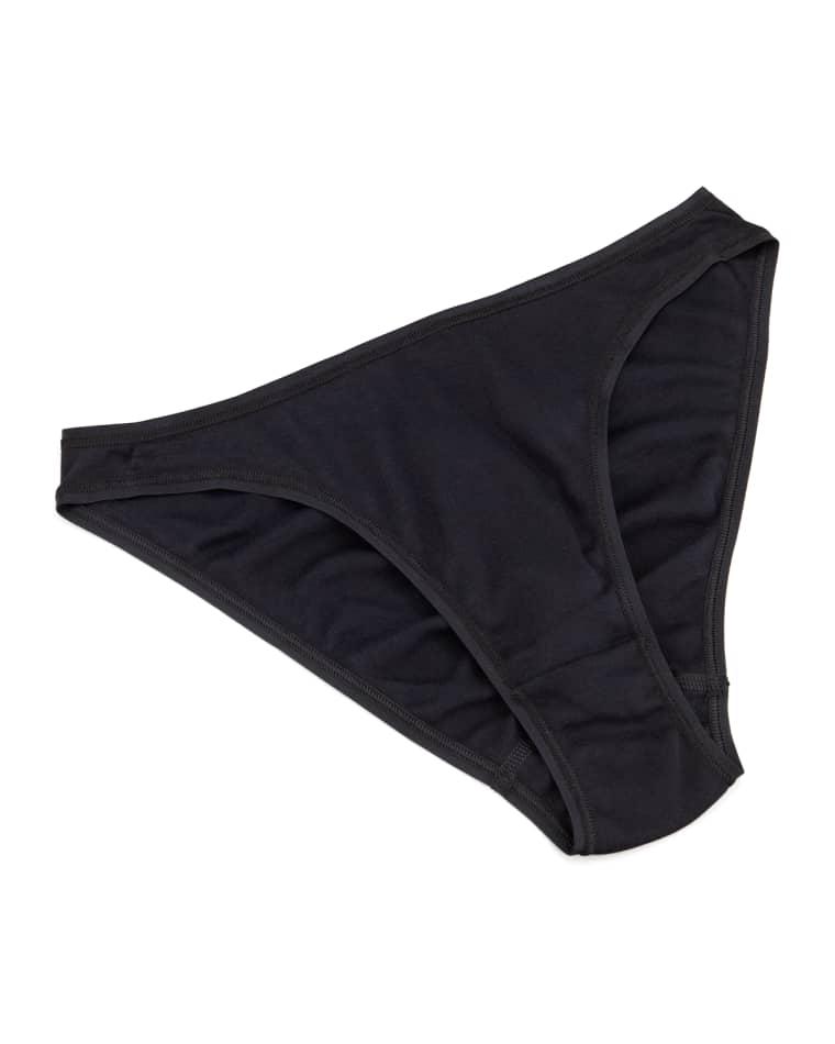 Seamless High-Cut Cotton Briefs by HANRO