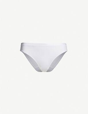 Seamless Midi stretch-cotton briefs by HANRO