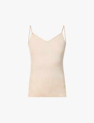 Seamless cotton-jersey cami top by HANRO