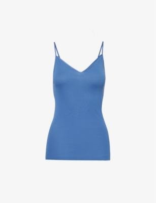 Seamless cotton-jersey camisole by HANRO