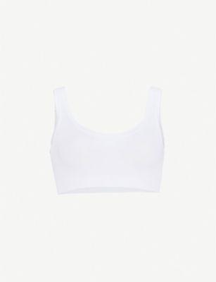Touch Feeling stretch-jersey crop top by HANRO