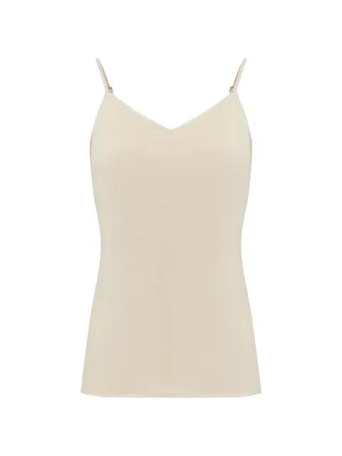 V-neck spaghetti-strap top by HANRO