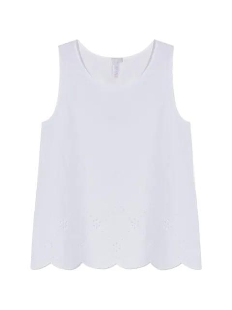 broderie-anglaise tank top by HANRO