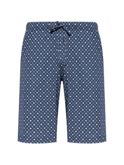drawstring patterned shorts by HANRO